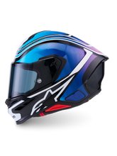 Load image into Gallery viewer, Alpinestars S-R7 Zeal ECE06/DOT Full Face Helmet - Black/Blue/Pink Fluo/White Glossy