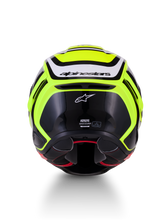 Load image into Gallery viewer, Alpinestars S-R7 Zeal ECE06/DOT Full Face Helmet - Yellow Fluo/Black/White Glossy