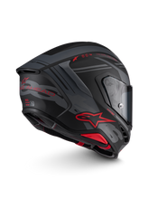 Load image into Gallery viewer, Alpinestars S-R7 A-Core ECE06/DOT Full Face Helmet - Black/Gray/Red Matte