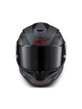 Load image into Gallery viewer, Alpinestars S-R7 A-Core ECE06/DOT Full Face Helmet - Black/Gray/Red Matte