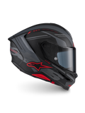 Alpinestars S-R7 A-Core ECE06/DOT Full Face Helmet - Black/Gray/Red Matte