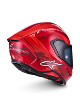 Load image into Gallery viewer, Alpinestars S-R7 A-Core ECE06/DOT Full Face Helmet - Red/White Glossy