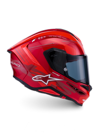 Alpinestars S-R7 A-Core ECE06/DOT Full Face Helmet - Red/White Glossy