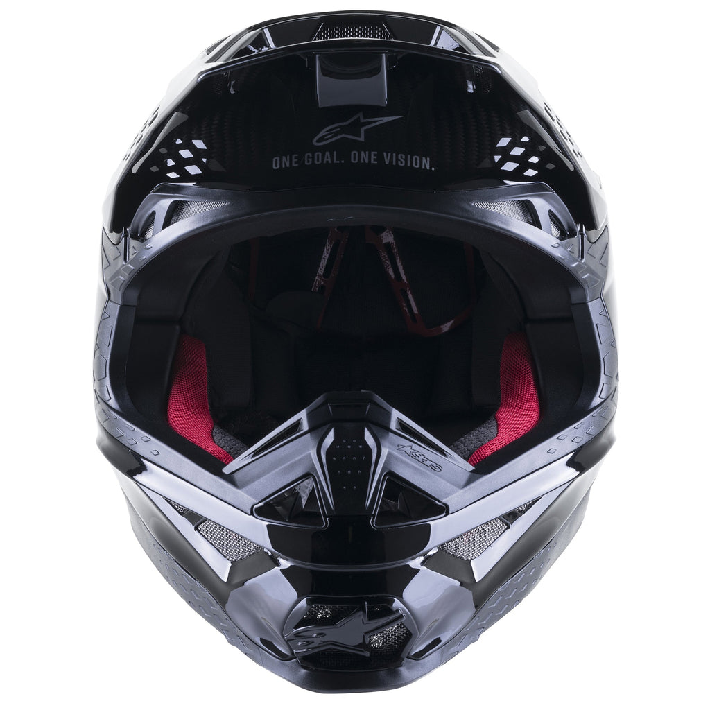Alpinestars Supertech SM10 Solid Ece 22.06 Helmet - Gloss Black Carbon