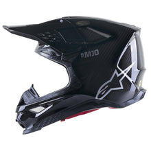Load image into Gallery viewer, Alpinestars Supertech SM10 Solid Ece 22.06 Helmet - Gloss Black Carbon