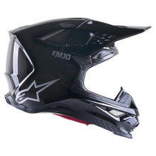 Load image into Gallery viewer, Alpinestars Supertech SM10 Solid Ece 22.06 Helmet - Gloss Black Carbon