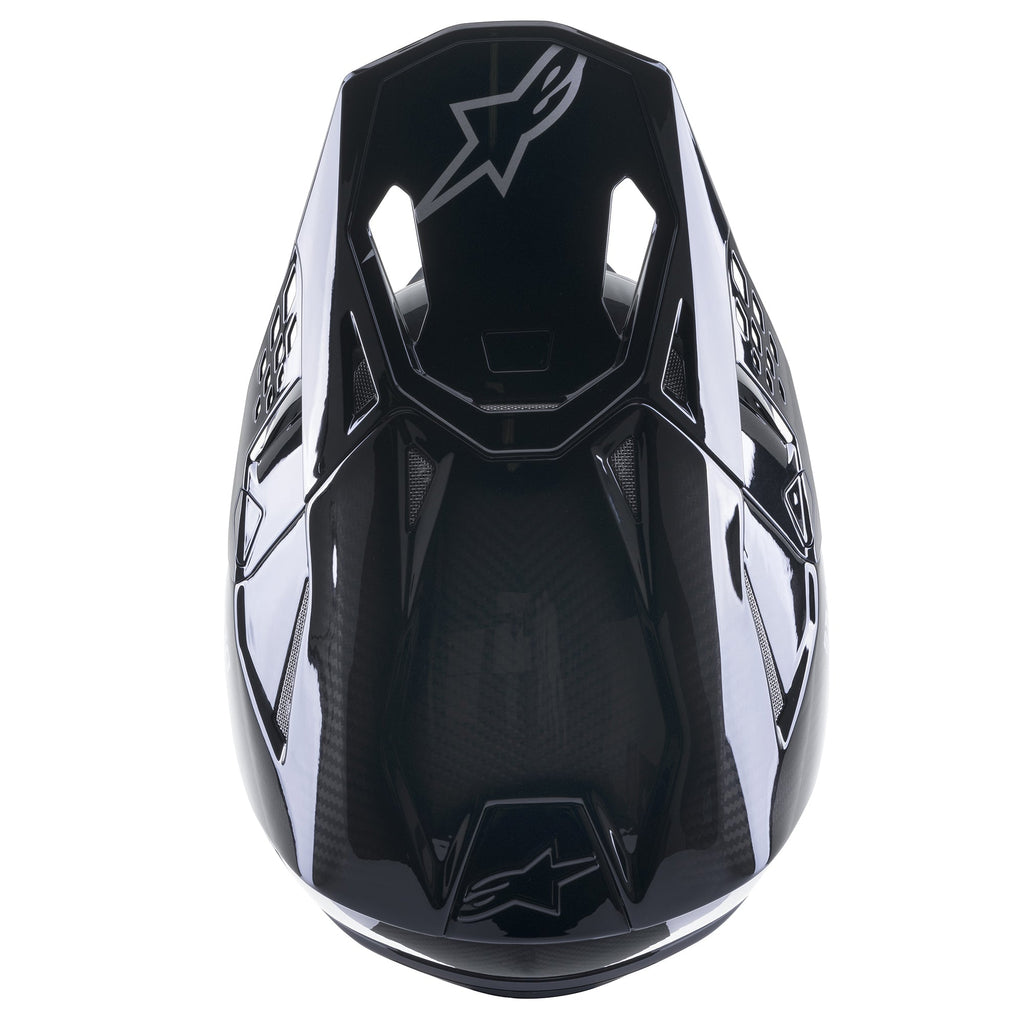 Alpinestars Supertech SM10 Solid Ece 22.06 Helmet - Gloss Black Carbon