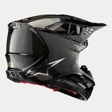 Load image into Gallery viewer, Alpinestars Supertech SM10 Fame Ece 22.06 Helmet - Black Carbon Matt And Gloss - View 5 | Everest Motorcycles