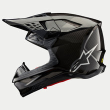 Load image into Gallery viewer, Alpinestars Supertech SM10 Fame Ece 22.06 Helmet - Black Carbon Matt And Gloss - View 4 | Everest Motorcycles