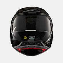 Load image into Gallery viewer, Alpinestars Supertech SM10 Fame Ece 22.06 Helmet - Black Carbon Matt And Gloss - View 6 | Everest Motorcycles
