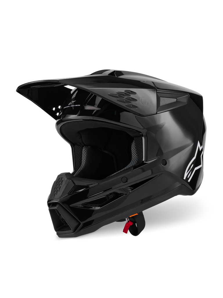 Alpinestars SM7 Solid ECE06 Helmet - Black/Glossy - View 1 | Everest Motorcycles