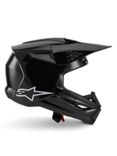 Load image into Gallery viewer, Alpinestars SM7 Solid ECE06 Helmet - Black/Glossy - View 2 | Everest Motorcycles