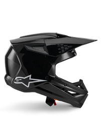 Alpinestars SM7 Solid ECE06 Helmet - Black/Glossy - View 2 | Everest Motorcycles