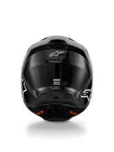 Load image into Gallery viewer, Alpinestars SM7 Solid ECE06 Helmet - Black/Glossy - View 4 | Everest Motorcycles