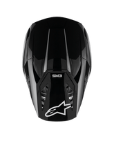 Load image into Gallery viewer, Alpinestars SM7 Solid ECE06 Helmet - Black/Glossy - View 6 | Everest Motorcycles