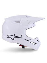 Load image into Gallery viewer, Alpinestars SM7 Solid ECE06 Helmet - White/Glossy