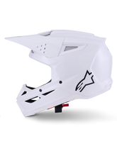Load image into Gallery viewer, Alpinestars SM7 Solid ECE06 Helmet - White/Glossy