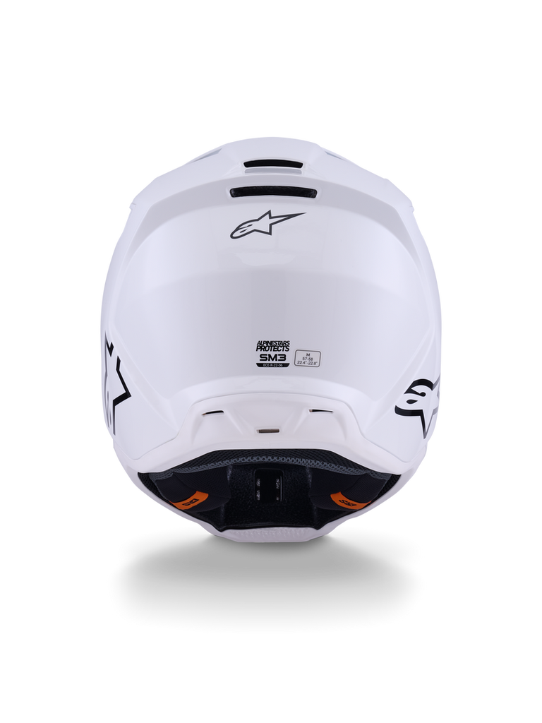 Alpinestars SM7 Solid ECE06 Helmet - White/Glossy
