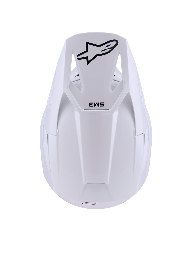 Alpinestars SM7 Solid ECE06 Helmet - White/Glossy