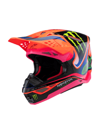 Alpinestars S-M10 Deegan Ece06 Helmet - Fluro-Orange/Purple/Fluro-Pink - View 1 | Everest Motorcycles