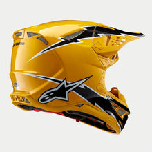 Load image into Gallery viewer, Alpinestars Supertech SM10 Ampress Ece 22.06 Helmet - Black Yellow Gloss - View 5 | Everest Motorcycles