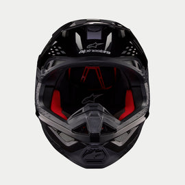 Alpinestars Supertech SM10 Flood Ece 22.06 Helmet - Black Dark Gray Matt And Gloss - View 2 | Everest Motorcycles