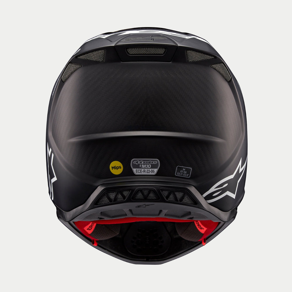 Alpinestars Supertech SM10 Flood Ece 22.06 Helmet - Black Dark Gray Matt And Gloss - View 6 | Everest Motorcycles