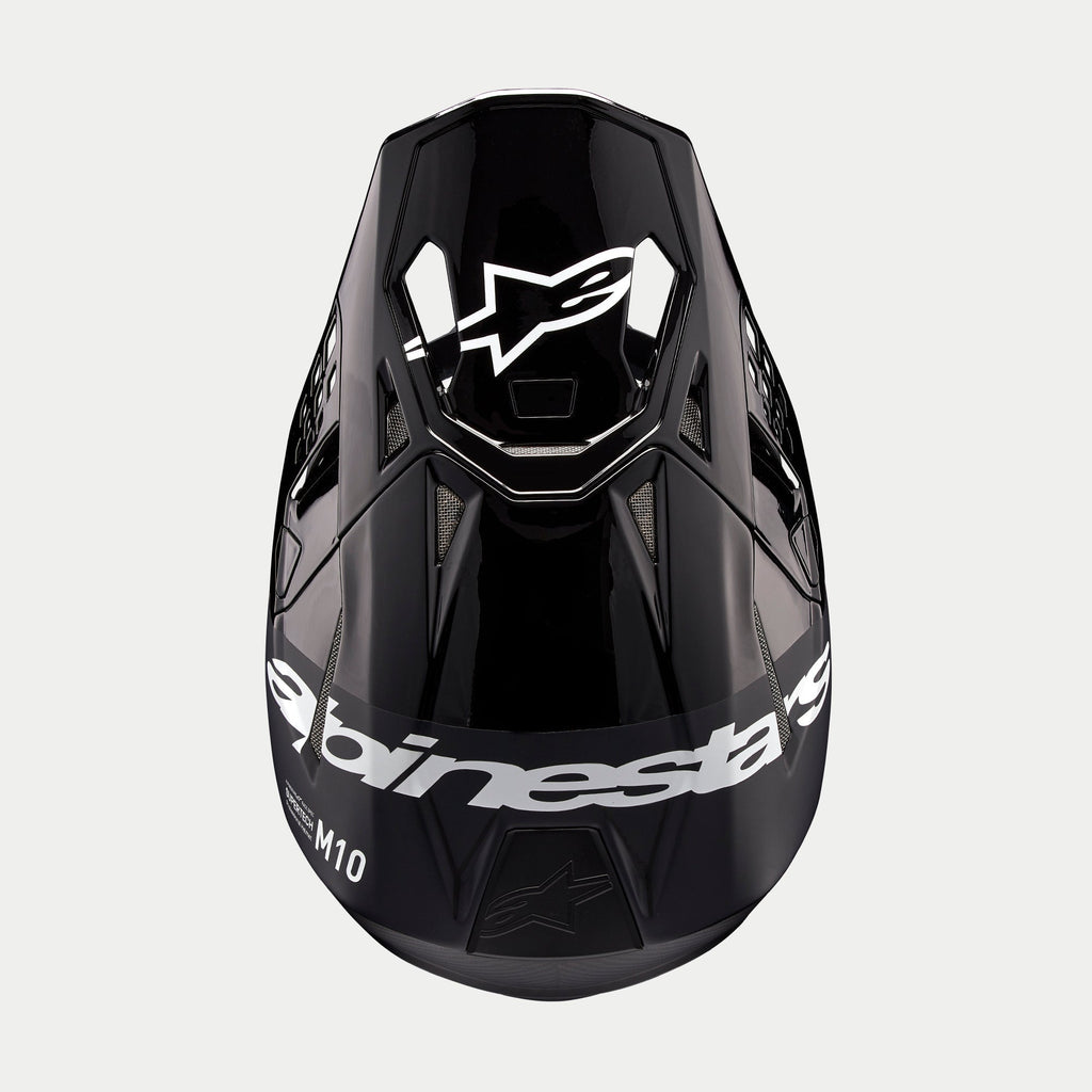 Alpinestars Supertech SM10 Flood Ece 22.06 Helmet - Black Dark Gray Matt And Gloss - View 7 | Everest Motorcycles