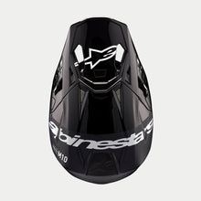 Load image into Gallery viewer, Alpinestars Supertech SM10 Flood Ece 22.06 Helmet - Black Dark Gray Matt And Gloss - View 7 | Everest Motorcycles