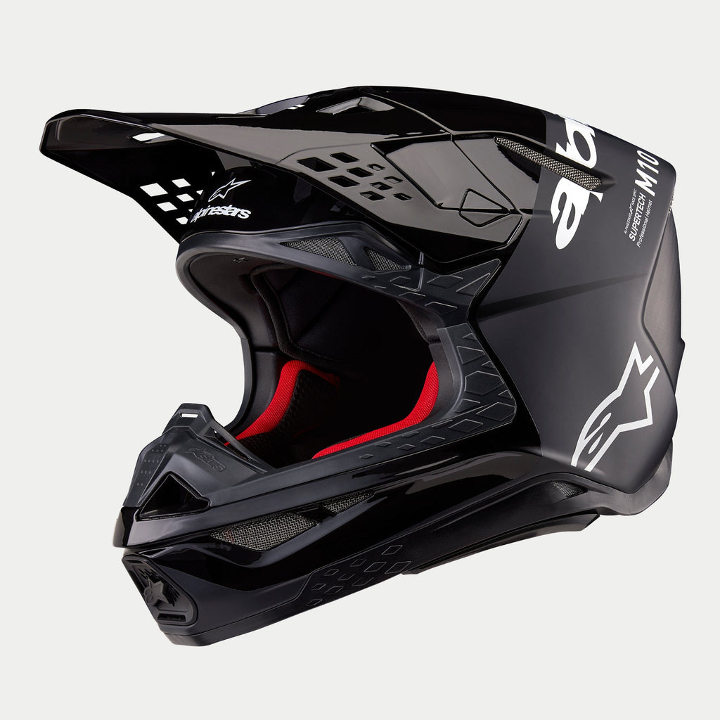 Alpinestars Supertech SM10 Flood Ece 22.06 Helmet - Black Dark Gray Matt And Gloss - View 1 | Everest Motorcycles