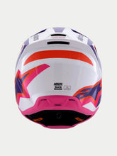 Load image into Gallery viewer, Alpinestars Sm3 Heat Ece06 Helmet - White/Purple/Pink/Gloss - View 4 | Everest Motorcycles