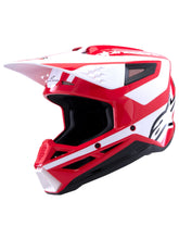 Load image into Gallery viewer, Alpinestars Sm3 Heat Ece06 Helmet - Red/White/Black Glossy - View 1 | Everest Motorcycles