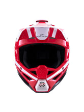 Load image into Gallery viewer, Alpinestars Sm3 Heat Ece06 Helmet - Red/White/Black Glossy - View 7 | Everest Motorcycles