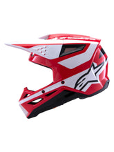 Load image into Gallery viewer, Alpinestars Sm3 Heat Ece06 Helmet - Red/White/Black Glossy - View 4 | Everest Motorcycles