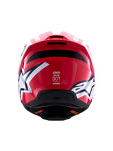 Load image into Gallery viewer, Alpinestars Sm3 Heat Ece06 Helmet - Red/White/Black Glossy - View 5 | Everest Motorcycles