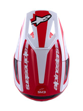 Load image into Gallery viewer, Alpinestars Sm3 Heat Ece06 Helmet - Red/White/Black Glossy - View 6 | Everest Motorcycles