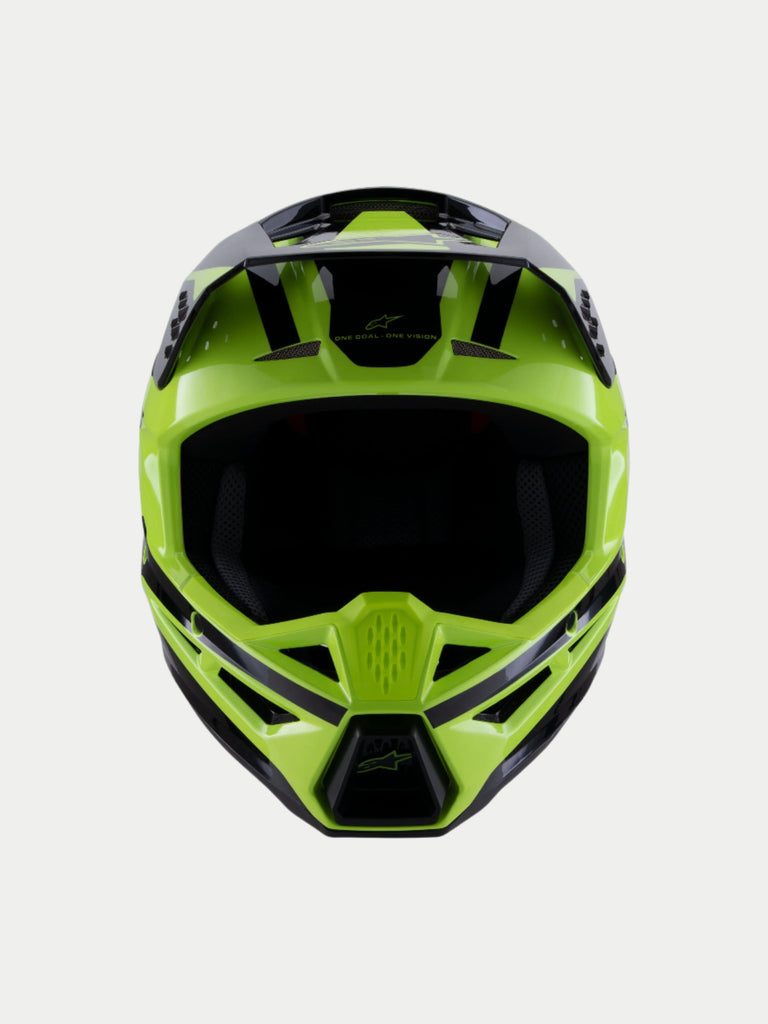 Alpinestars Sm3 Heat Ece06 Helmet- Fluro-Yellow/Black Glossy - View 6 | Everest Motorcycles