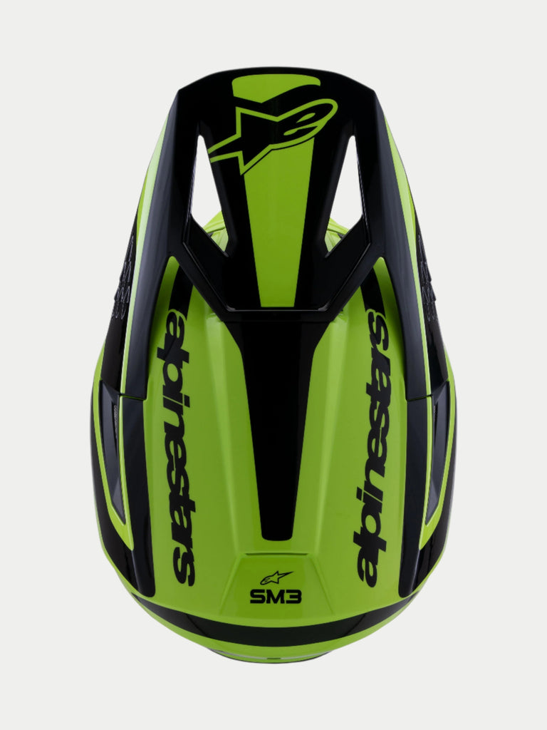 Alpinestars Sm3 Heat Ece06 Helmet- Fluro-Yellow/Black Glossy - View 5 | Everest Motorcycles
