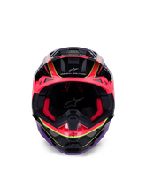 Load image into Gallery viewer, Alpinestars Supertech SM10 Era Helmet - Pink / Violet / Fluro Yellow Glossy