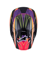 Load image into Gallery viewer, Alpinestars SM10 Era ECE 22.06 One Size Helmet Visor – Pink Violet / Fluro Yellow Glossy