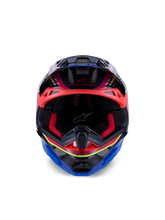 Load image into Gallery viewer, Alpinestars Supertech SM10 Era Helmet - Blue / Red / Fluro Yellow Glossy