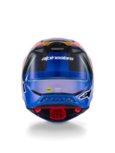 Load image into Gallery viewer, Alpinestars Supertech SM10 Era Helmet - Blue / Red / Fluro Yellow Glossy