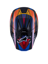 Load image into Gallery viewer, Alpinestars SM10 Era ECE 22.06 One Size Helmet Visor – Blue / Red / Fluro Yellow Glossy