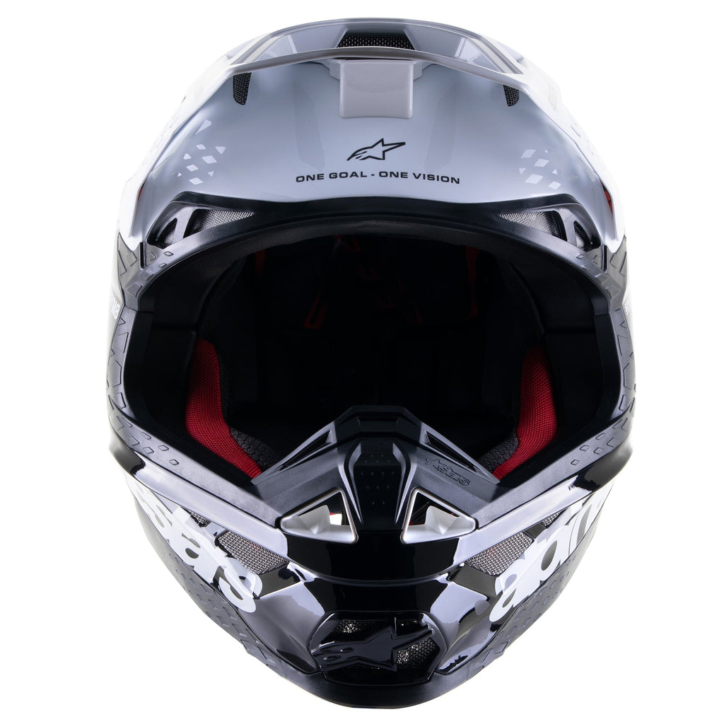 Alpinestars Upertech M8 Radium 2 Helmet - Black/White - View 5 | Everest Motorcycles