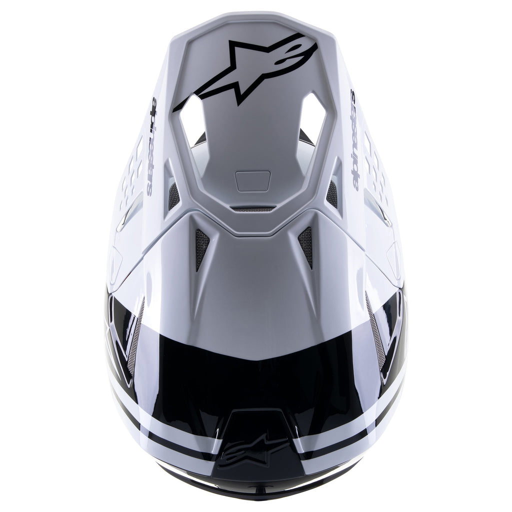 Alpinestars Upertech M8 Radium 2 Helmet - Black/White - View 6 | Everest Motorcycles