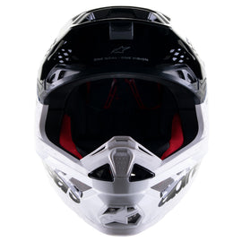 Alpinestars Upertech M8 Radium 2 Helmet - Nightlife Gloss Blue White - View 2 | Everest Motorcycles