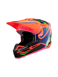 Alpinestars Sm3 Youth Deegan Ece06 Helmet - Fluro-Orange Purple Fluro-Pink - View 1 | Everest Motorcycles