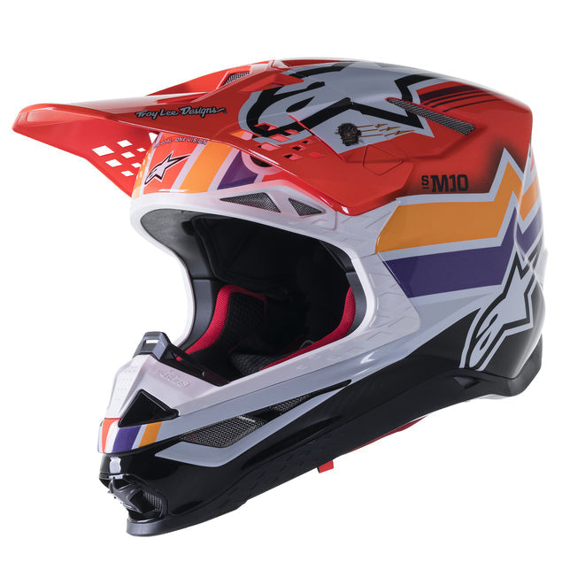 Alpinestars Sm10 Tld Edition 23 Helmet - Firestarter Red - View 1 | Everest Motorcycles