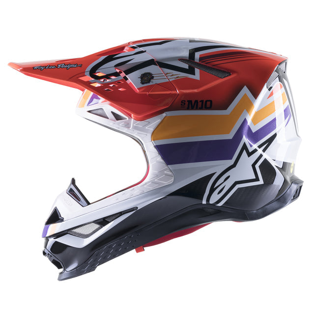 Alpinestars Sm10 Tld Edition 23 Helmet - Firestarter Red - View 4 | Everest Motorcycles