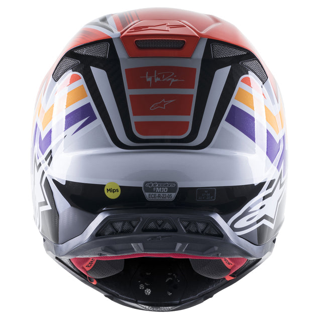 Alpinestars Sm10 Tld Edition 23 Helmet - Firestarter Red - View 6 | Everest Motorcycles